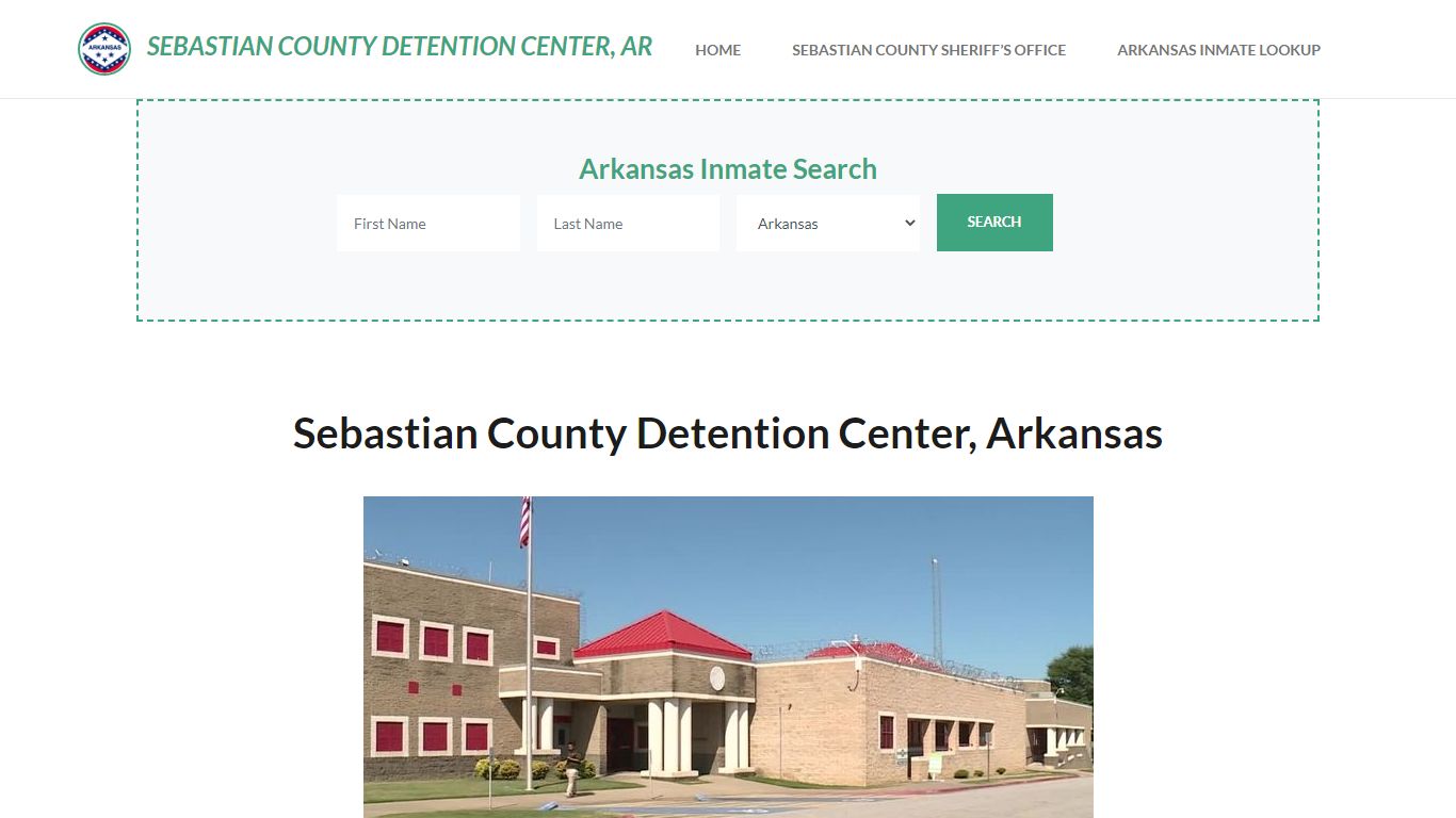 Sebastian County Detention Center, AR Inmate Roster, Offender Search