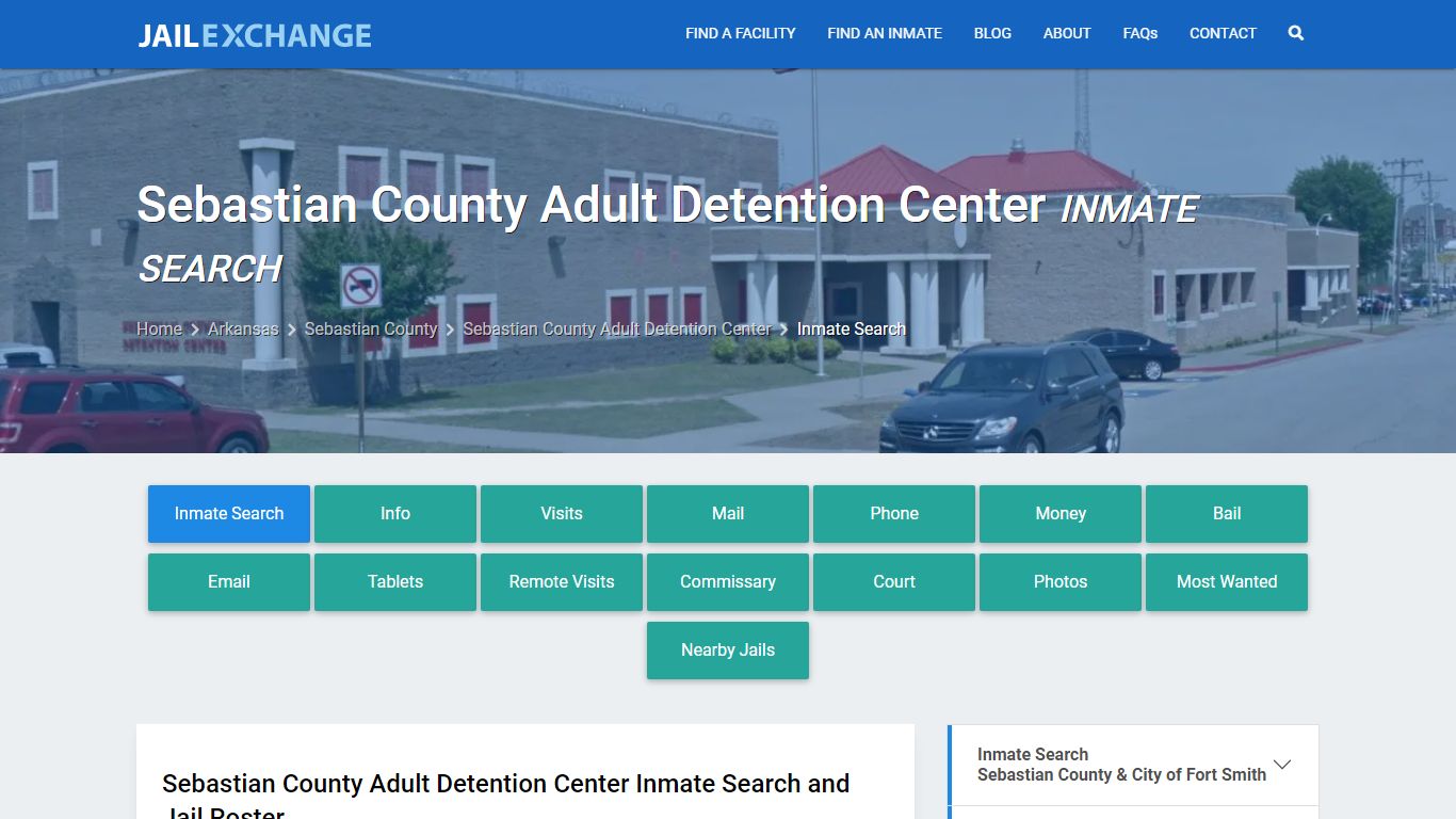 Sebastian County Adult Detention Center Inmate Search - Jail Exchange